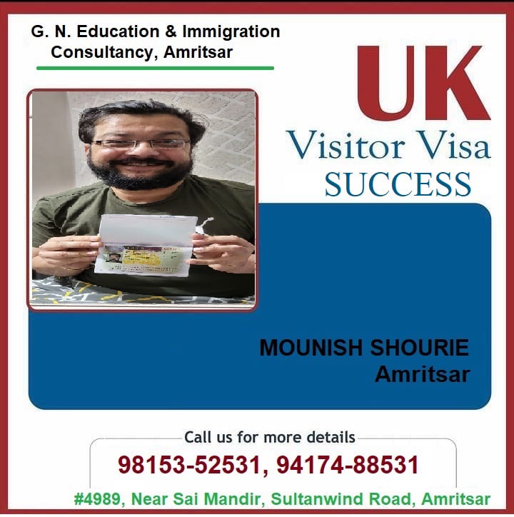 Success Stories of People who got their Visa by GN Education & Immigration