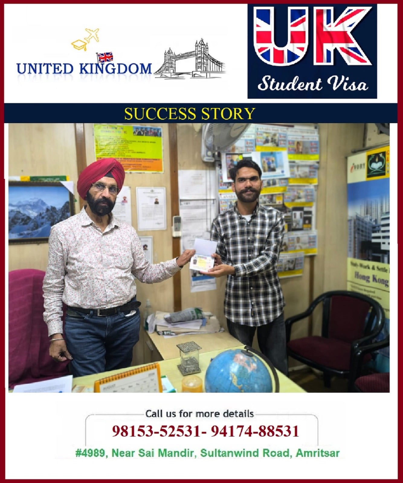Success Stories of People who got their Visa by GN Education & Immigration