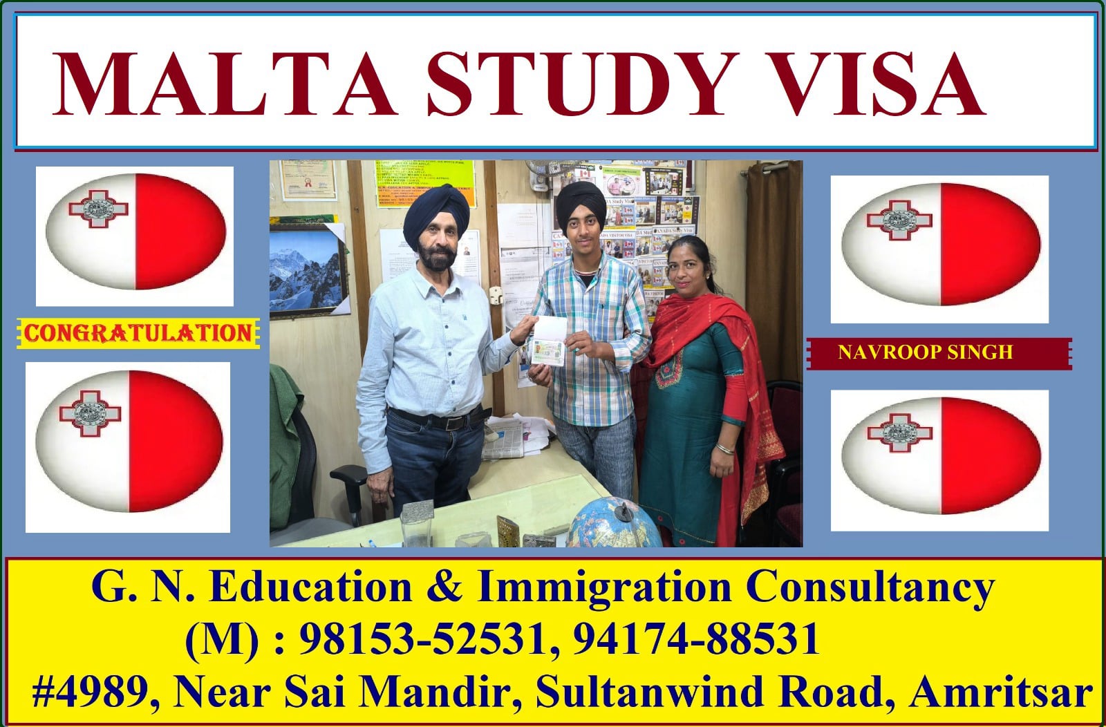 Best Visa Consultancy in Amritsar